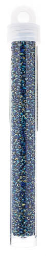 Miyuki Seed Bead 11/0 Opaque Cobalt Picasso - 22g Vials