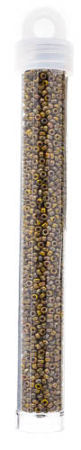 Miyuki Seed Bead 11/0 Opaque Dark Yellow Picasso - 22g Vials