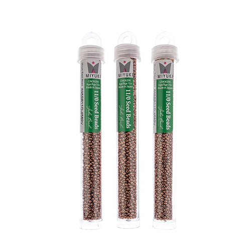 Miyuki Seed Beads Vintage Copper - 22g Vials