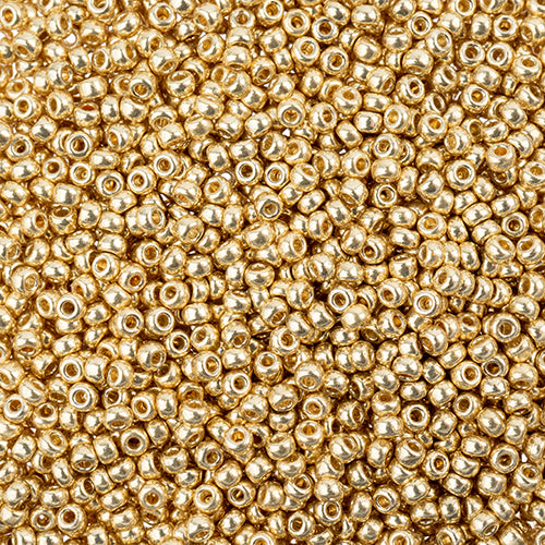 Miyuki Seed Bead 11/0 Duracoat Galvanized Bright Gold - 22g Vials