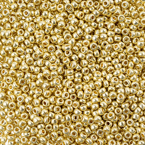 Miyuki Seed Bead 11/0 Duracoat Galvanized Light Gold - 22g Vials