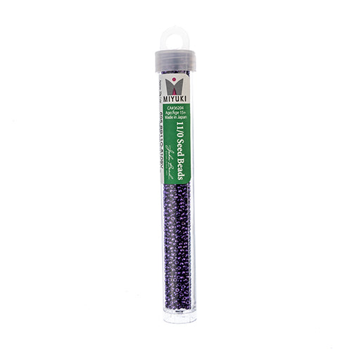 Miyuki Seed Bead 11/0 Duracoat Galvanized Dark Lilac - 22g Vials