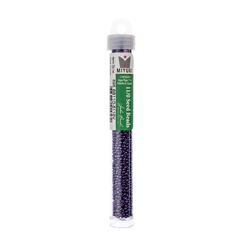 Miyuki Seed Bead 11/0 Duracoat Galvanized Dark Purple - 22g Vials