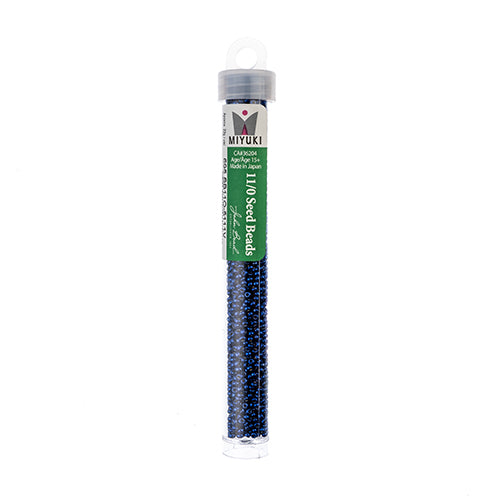 Miyuki Seed Bead 11/0 Duracoat Galvanized Navy Blue - 22g Vials