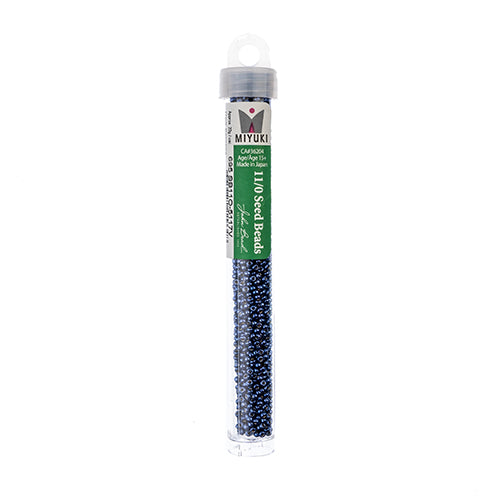 Miyuki Seed Bead 11/0 Duracoat Galvanized Dark Sapphire - 22g Vials
