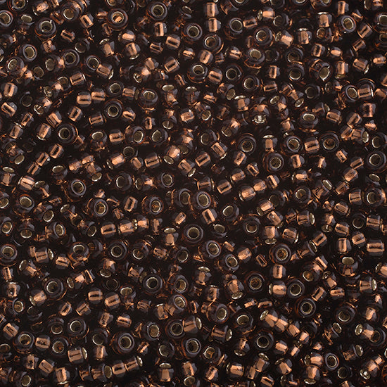 Miyuki Seed Beads Dark Topaz Silver Lined 250g