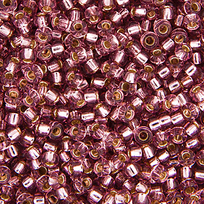 Miyuki Seed Beads Smoky Amethyst Silver Lined 250g