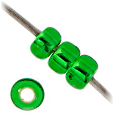Miyuki Seed Beads Green Silver Lined - 22g Vials