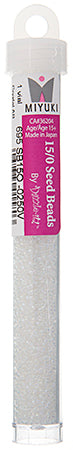 Miyuki Seed Beads Transparent Crystal Aurora Borealis - 22g Vials
