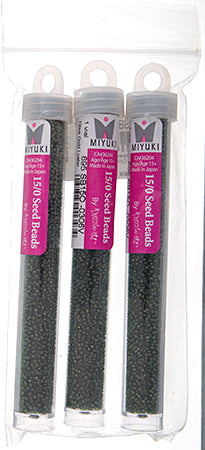 Miyuki Seed Beads Olive Gold Luster - 22g Vials