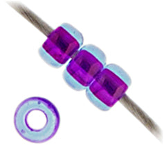Miyuki Seed Beads Aqua Fuchsia Lined Luster - 22g Vials