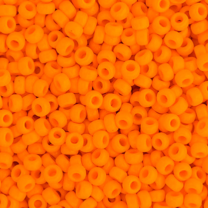 Miyuki Seed Beads Opaque Orange Mandarin - 22g Vials