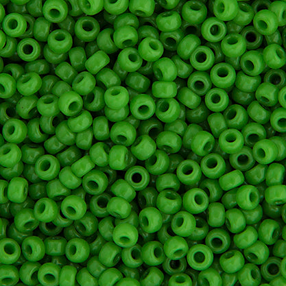 Miyuki Seed Bead Opaque Green Pea - 22g Vials