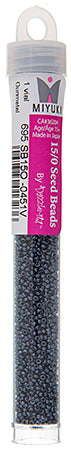 Miyuki Seed Beads Gunmetal - 22g Vials