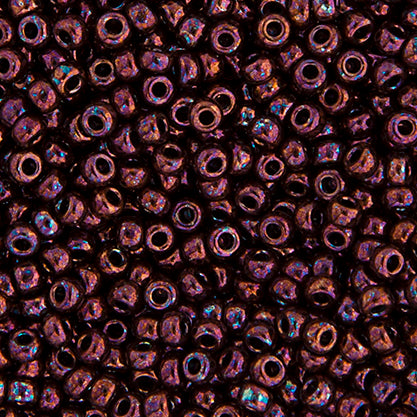 Miyuki Seed Beads Raspberry Opaque Metallic - 22g Vials