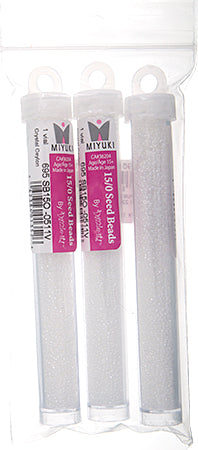 Miyuki Seed Beads Crystal Ceylon - 22g Vials