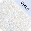 Miyuki Seed Beads Ceylon White Pearl - 22g Vials
