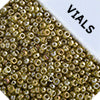 Miyuki Seed Beads Transparent Golden Olive Luster - 22g Vials