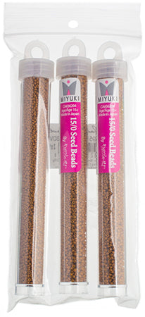 Miyuki Seed Beads Nutmeg Opaque Duracoat - 22g Vials