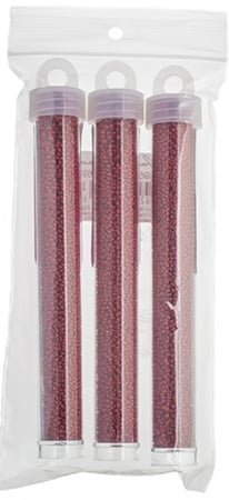 Miyuki Seed Bead Light Maroon Opaque Duracoat - 22g Vials