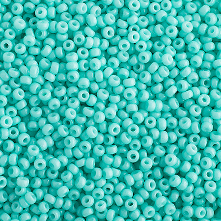 Miyuki Seed Bead Aquamarine Opaque Duracoat - 22g Vials