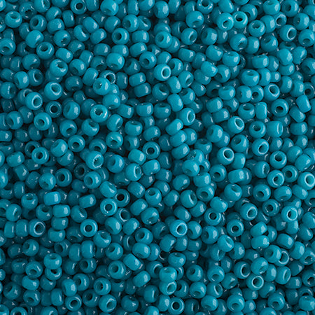 Miyuki Seed Bead Tiffany Blue Opaque Duracoat - 22g Vials