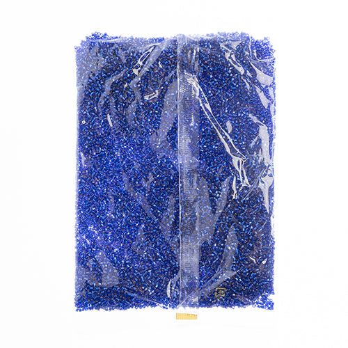 Miyuki Square/Cube Beads 1.8mm Cobalt Silverlined