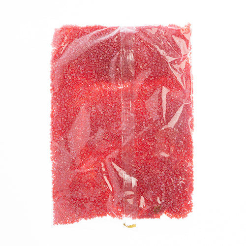 Miyuki Square/Cube Beads 1.8mm  Ruby Transparent AB Matte