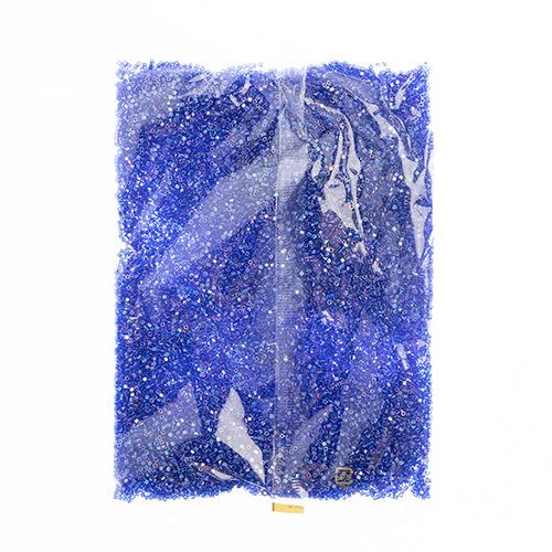 Miyuki Square/Cube Beads 1.8mm Cobalt Transparent AB
