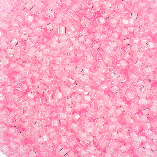 Miyuki Square/Cube Beads 1.8mm Pink Luster