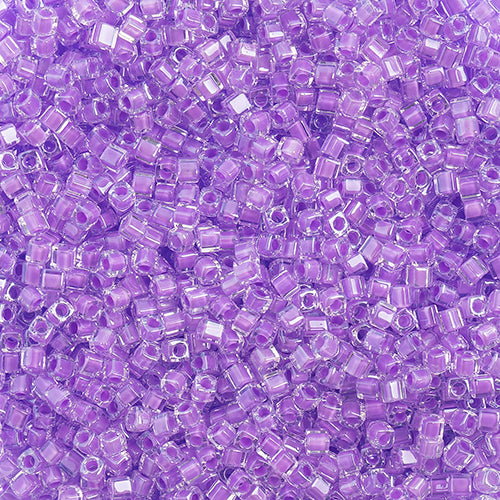 Miyuki Square/Cube Beads 1.8mm Orchid Luster - apx 20g Vial