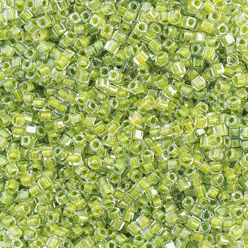 Miyuki Square/Cube Beads 1.8mm Grass Green Luster