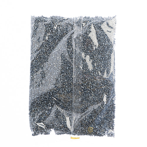 Miyuki Square/Cube Beads 1.8mm Silver Gray AB Matte Metallic