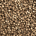 Miyuki Square/Cube Beads 1.8mm Dark Bronze Matte Metallic - apx 20g Vial