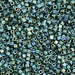 Miyuki Square/Cube Beads 1.8mm Cobalt AB Matte Metallic - apx 20g Vial