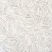 Miyuki Slender Bugle 1.3x6mm White Pearl Opaque Luster - apx 16g Vial