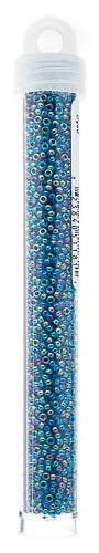 Miyuki Seed Bead 11/0 Approx .22g Blue AB Lined-Dyed