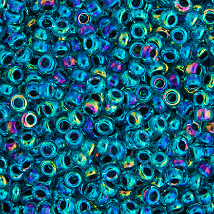 Miyuki Seed Bead 11/0 Approx .22g Vial Blue AB Lined-Dyed