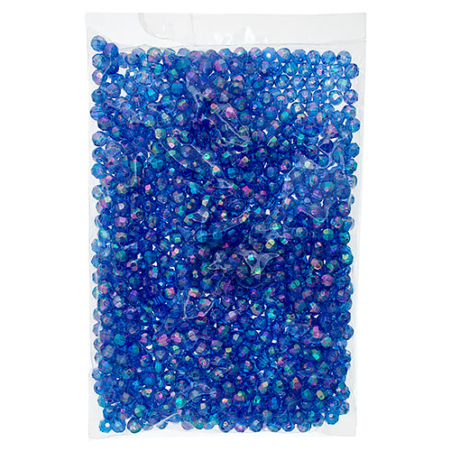 Plastic Facetted Bead 6mm 