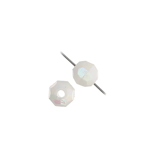 Plastic Facetted Bead 6mm 