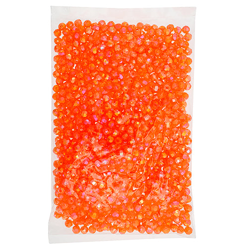 Plastic Facetted Bead 6mm 