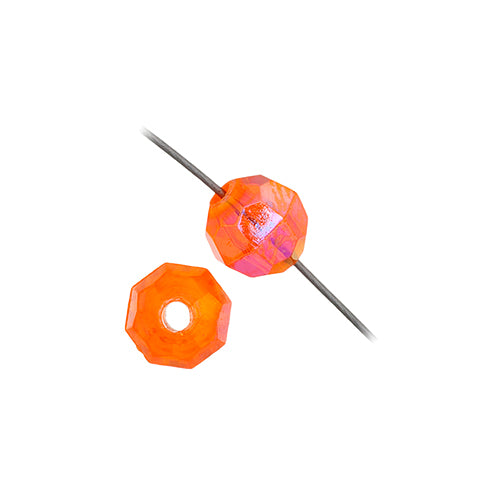 Plastic Facetted Bead 6mm 