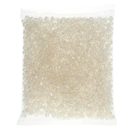 Plastic Facetted Bead 6mm 
