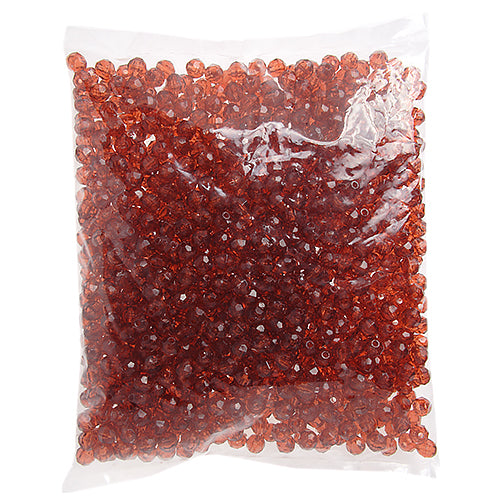 Plastic Facetted Bead 6mm 