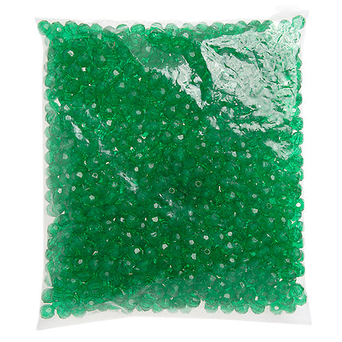 Plastic Facetted Bead 6mm 