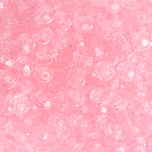 Plastic Facetted Bead 6mm