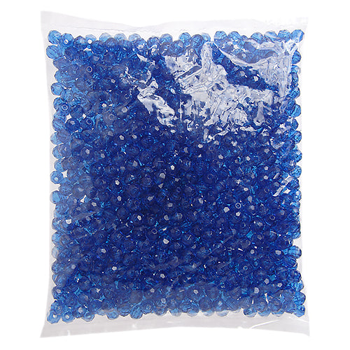 Plastic Facetted Bead 6mm 