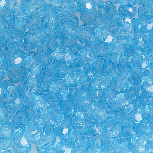 Plastic Facetted Bead 6mm