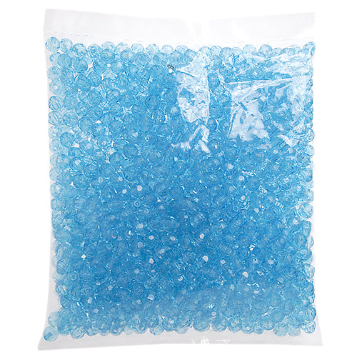 Plastic Facetted Bead 6mm 