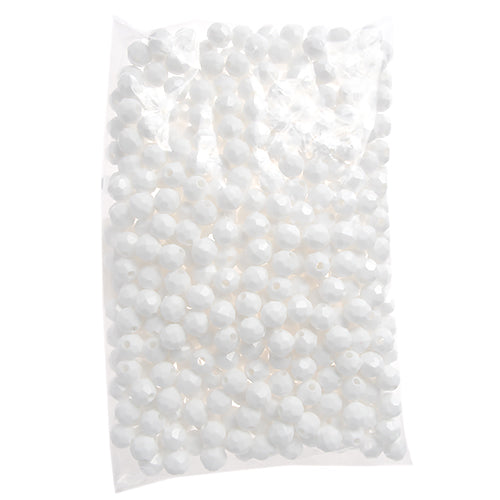 Plastic Facetted Bead 6mm 